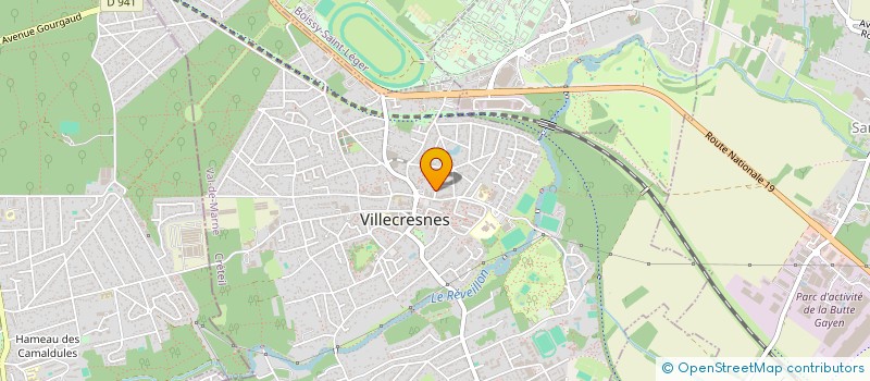 localisation de l'entreprise MME DEPAYS THERESE-M DEPAYS DIDIER  VILLECRESNES