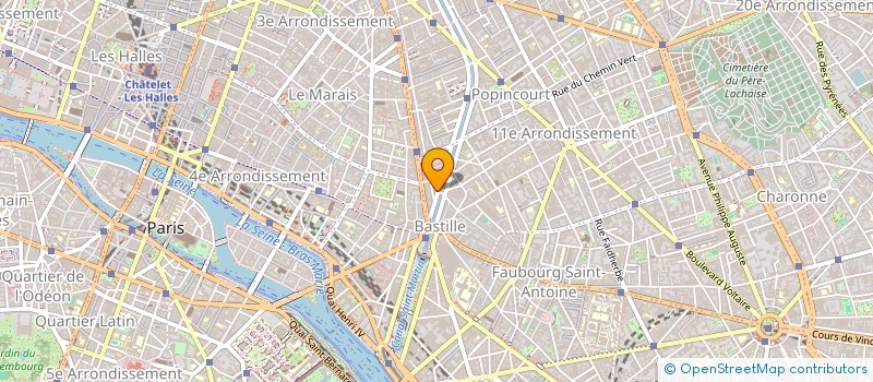 localisation de l'entreprise MME DRUET  PARIS