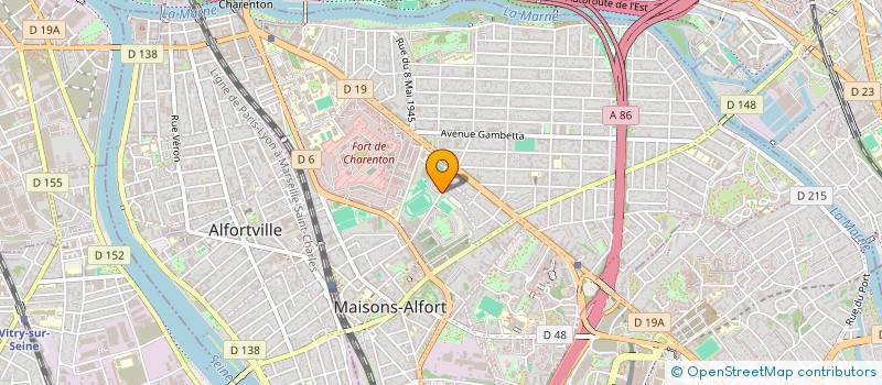 localisation de l'entreprise MME DUMANT DOMINIQUE ET LEE MARIE LOUISE  MAISONS-ALFORT