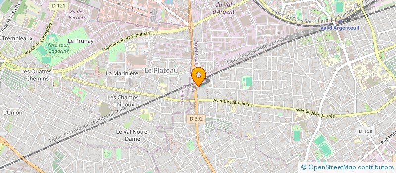 localisation de l'entreprise MME EXPORT à ARGENTEUIL