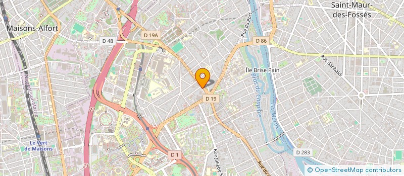 localisation de l'entreprise MME FREULON MAGALI M FREULON GUY  CRETEIL