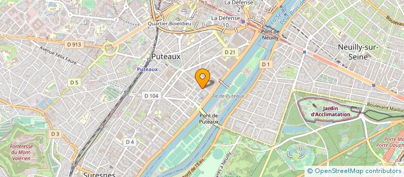 localisation de l'entreprise MME GRAND JOSIANE ET M LEDRU  PUTEAUX