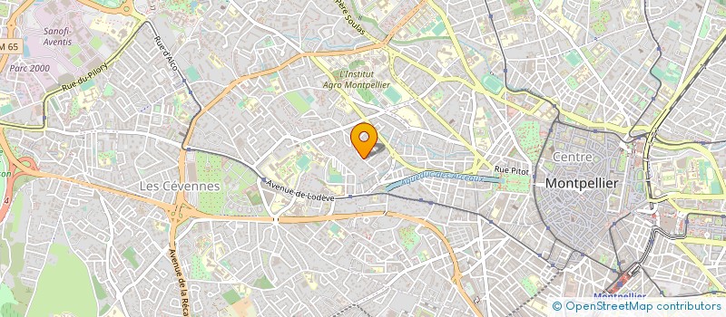 localisation de l'entreprise MME GRIMAUD ET MR GRIMAUD à MONTPELLIER