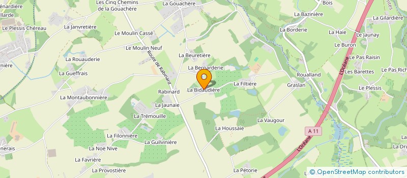 localisation de l'entreprise MME JAN  THOUARE-SUR-LOIRE