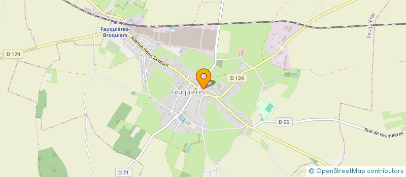 localisation de l'entreprise MME LAMBERT GAELLE  FEUQUIERES