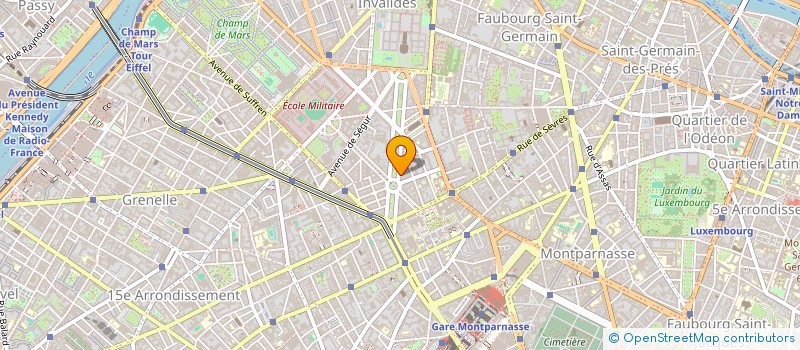 localisation de l'entreprise MME LEROUILLY MONIQUE  PARIS