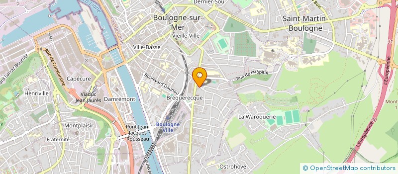 localisation de l'entreprise MME LEROY MURIEL M PERARD GUY à BOULOGNE-SUR-MER