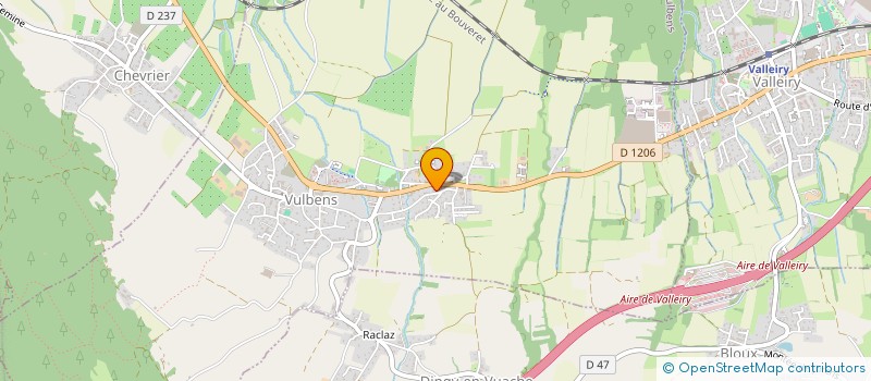 localisation de l'entreprise MME LETHEUX CHRYSTELLE ET MR JULIEN FUZIER DU CAYLA  VULBENS