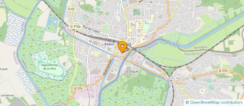 localisation de l'entreprise MME LOHEZIC SAUGET ANNICK  REDON