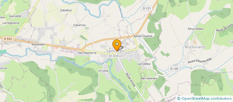 localisation de l'entreprise MME M POEYDEBAT JP ET MARIA  UHART-CIZE