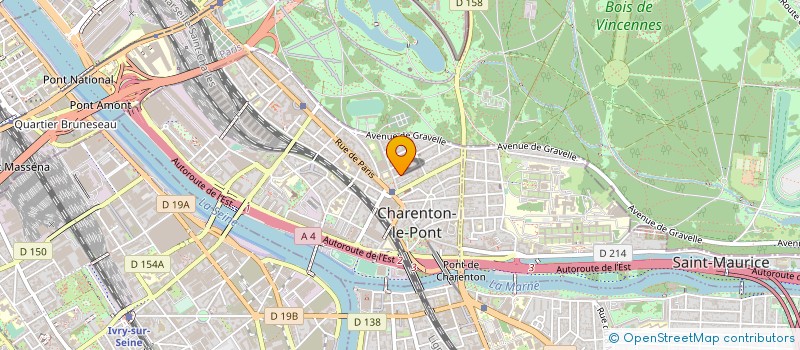 localisation de l'entreprise MME MARTIN CLAUDINE  MME NICOLAS DENISE  CHARENTON-LE-PONT