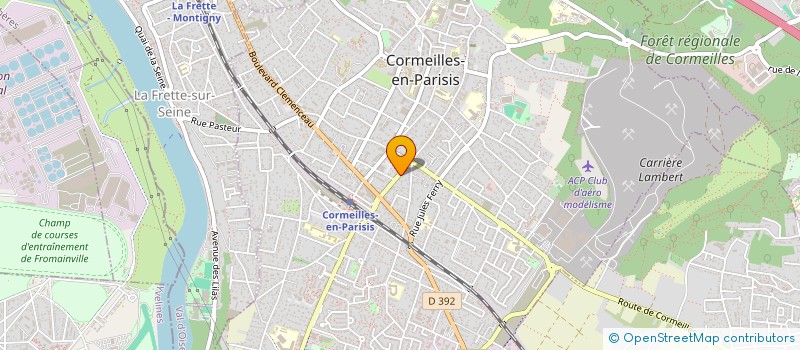 localisation de l'entreprise MME MARTIN GEORGETTE à CORMEILLES-EN-PARISIS