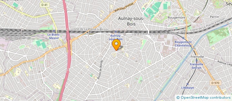 localisation de l'entreprise MME MASSON à AULNAY-SOUS-BOIS