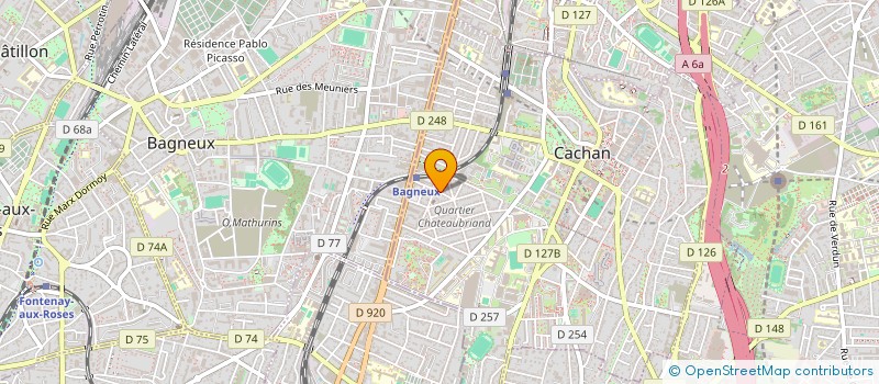 localisation de l'entreprise MME MORTEGOUTTE REP PAR STE CEFIC à CACHAN