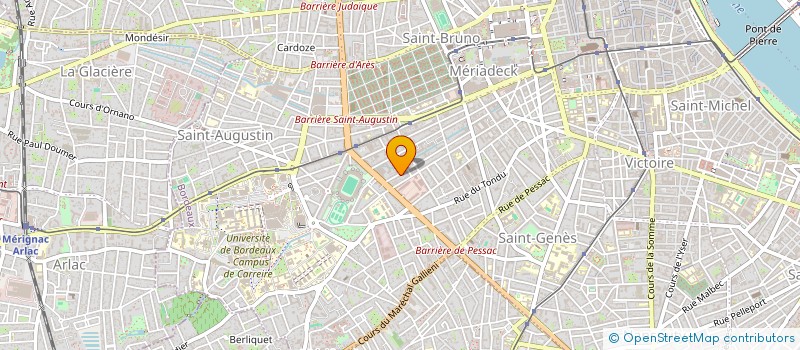 localisation de l'entreprise MME.PEDEGERT à BORDEAUX