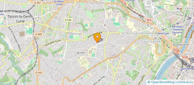 localisation de l'entreprise MME PROJETS à LYON