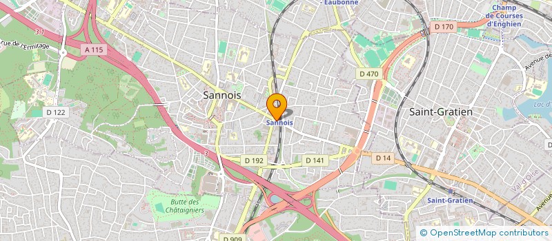 localisation de l'entreprise MME RITTENER CHRISTIANE MLLE HELLEC ANNE  SANNOIS