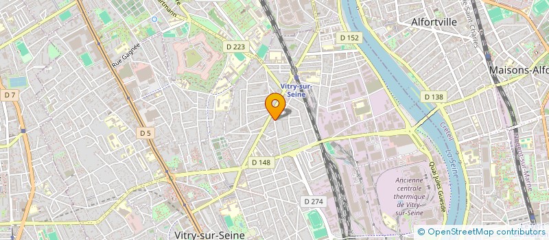 localisation de l'entreprise MME UZAN- M. TETIK  VITRY-SUR-SEINE