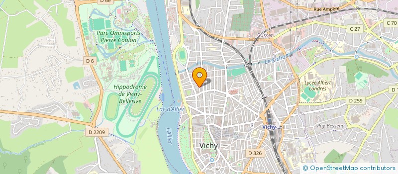 localisation de l'entreprise MME VARENNE  VICHY