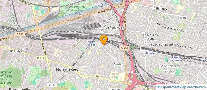 localisation de l'entreprise MME VINCENT G ET MME SOULENCQ G à NOISY-LE-SEC