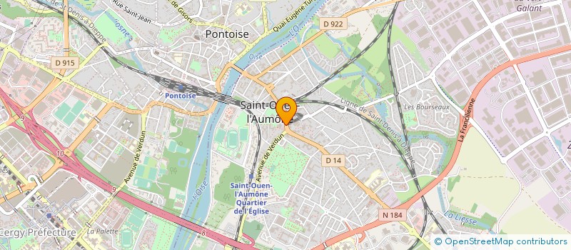 localisation de l'entreprise MMES GUYON MARTIN LLESCA ET ZAMBLERA à SAINT-OUEN-L'AUMONE