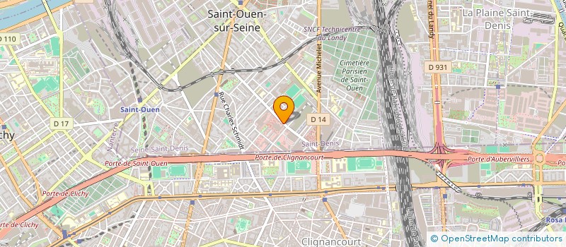 localisation de l'entreprise MMES LALARME ET AUGEARD à SAINT-OUEN-SUR-SEINE