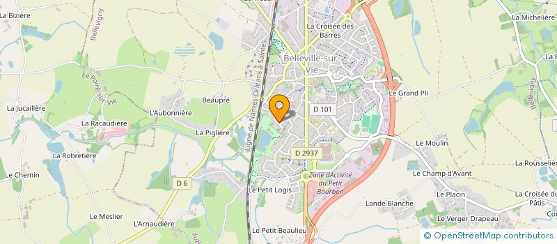 localisation de l'entreprise MMET  LE POIRE-SUR-VIE