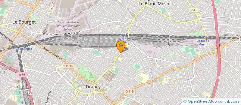 localisation de l'entreprise MMF à DRANCY