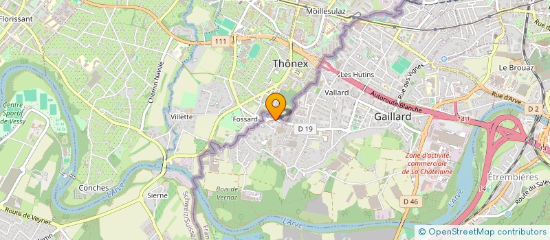 localisation de l'entreprise MMF à GAILLARD