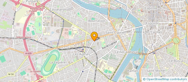 localisation de l'entreprise MMF à TOULOUSE