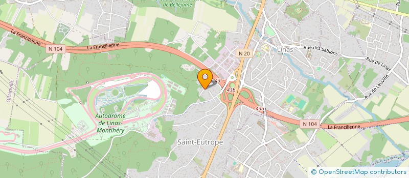 localisation de l'entreprise MMF IN'VEST  LINAS