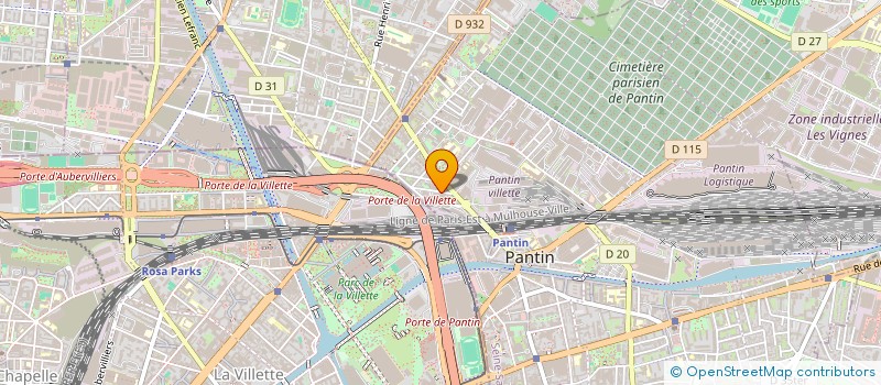 localisation de l'entreprise MMF-PRO à PANTIN