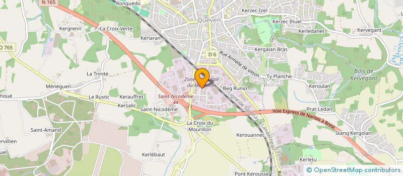 localisation de l'entreprise MMF SERVICES à QUEVEN