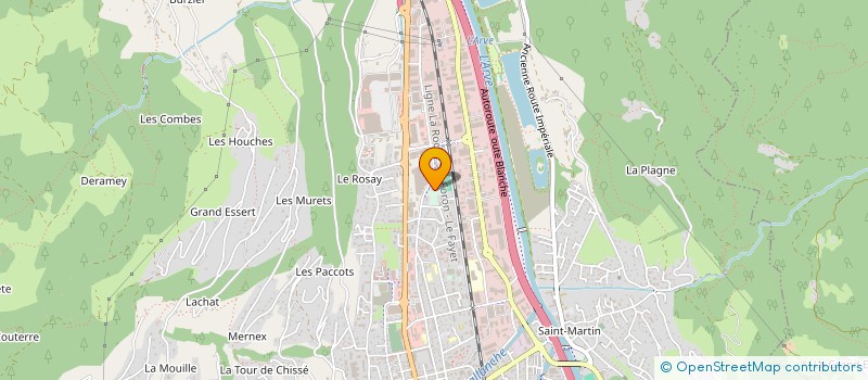 localisation de l'entreprise MMFIBRE à SALLANCHES