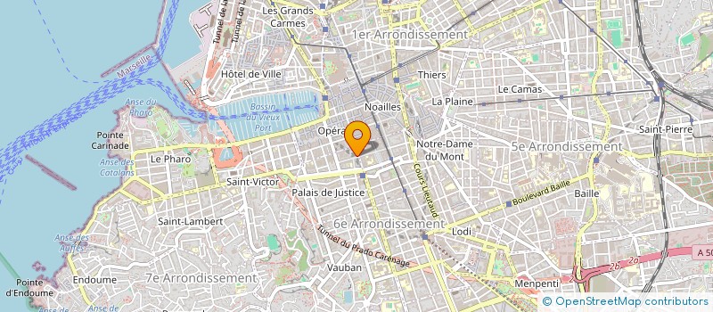 localisation de l'entreprise MMG 36 MONTGRAND à MARSEILLE