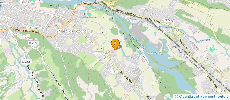 localisation de l'entreprise MMG  UZOS