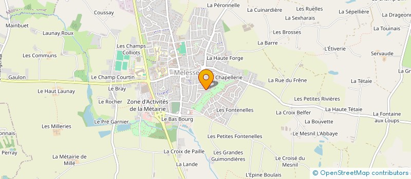 localisation de l'entreprise MMG  MELESSE