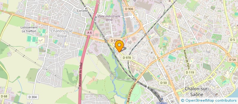 localisation de l'entreprise MMG à CHALON-SUR-SAONE