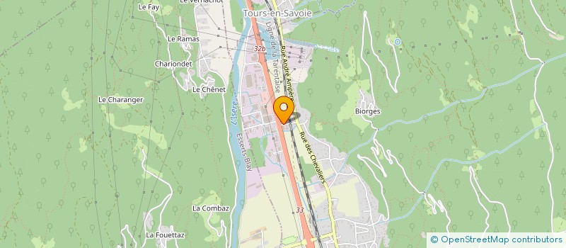 localisation de l'entreprise MMG  LA BATHIE