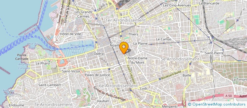 localisation de l'entreprise MMG à MARSEILLE