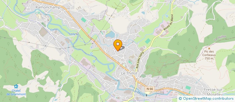 localisation de l'entreprise MMG  LE THILLOT