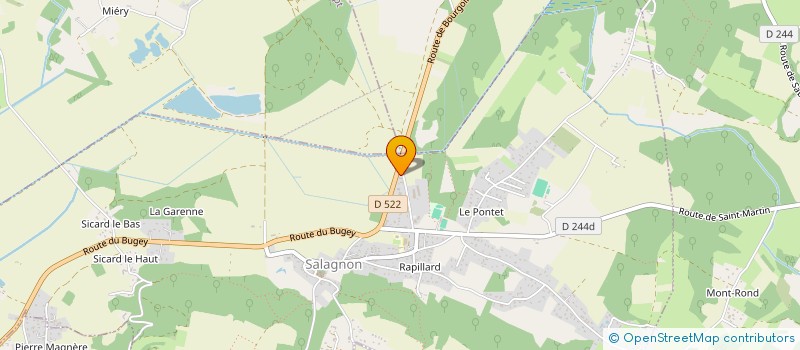 localisation de l'entreprise MMG AUTOMOBILES  SALAGNON