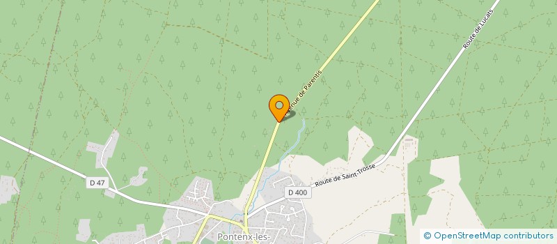 localisation de l'entreprise MMG CONCEPT  PONTENX-LES-FORGES