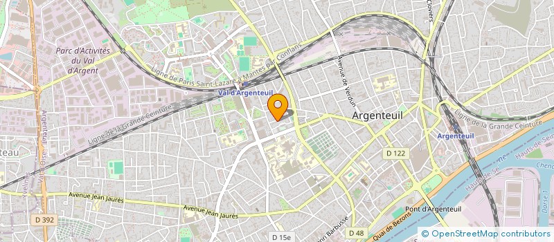 localisation de l'entreprise MMG CONSEIL  ARGENTEUIL