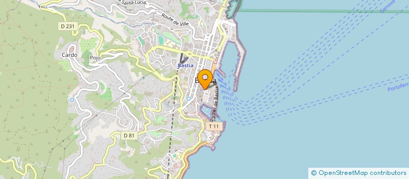 localisation de l'entreprise MMG2B à BASTIA