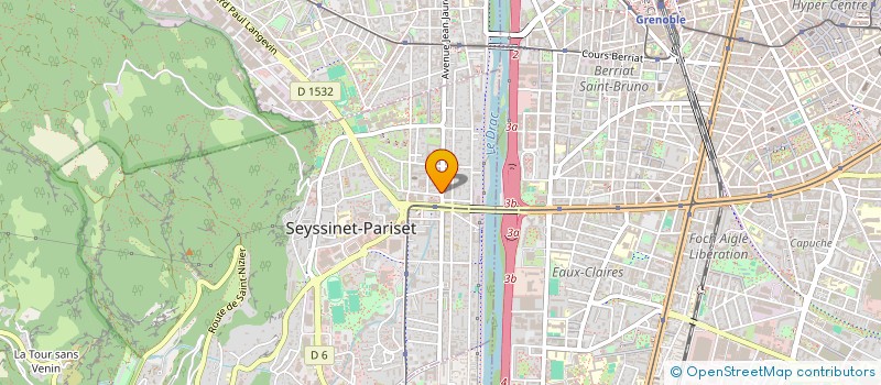 localisation de l'entreprise MMGC IMMOBILIER  SEYSSINET-PARISET
