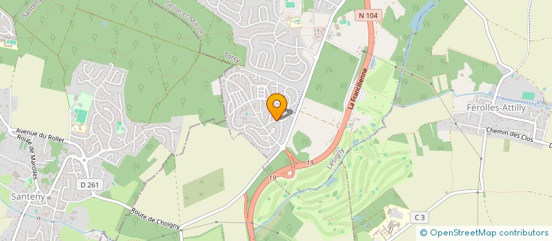 localisation de l'entreprise MMGQ à LESIGNY