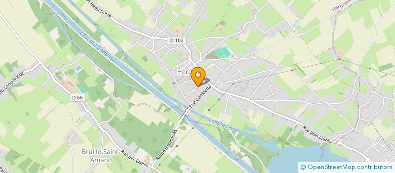 localisation de l'entreprise MMH  HERGNIES