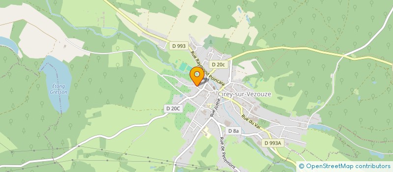 localisation de l'entreprise MMH  CIREY-SUR-VEZOUZE