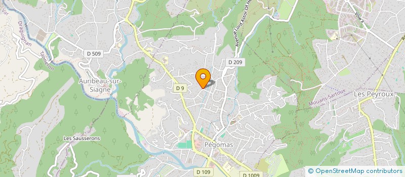 localisation de l'entreprise MMH  PEGOMAS